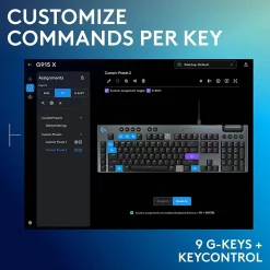 Logitech G G915 X Linear Gaming Mechanical Keyboard, Black (920-012950)* Keyboards
