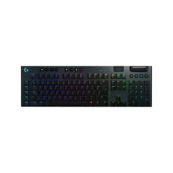 Logitech G915 LIGHTSPEED GL Clicky Wireless Gaming RGB Mechanical Keyboard, Black (920-009103)* Keyboards