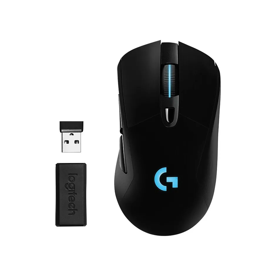 Logitech G703 Lightspeed Wireless Optical Gaming Mouse, Black (910005638)* Ergonomic Mice