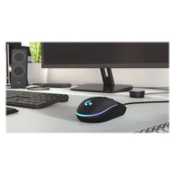 Logitech G203 LIGHTSYNC Optical Gaming Mouse, Black (910-005790)* Ergonomic Mice