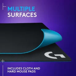 Logitech G PowerPlay Wireless Charging Gaming Mouse Pad (943-000109)* Ergonomic Wrist Rests