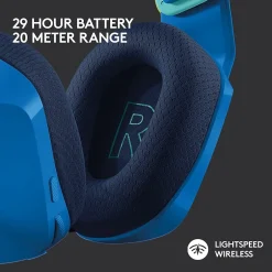 Logitech G Series G733 Wireless Over-the-Ear Gaming Headset, Blue (981-000942)* Gaming Headsets