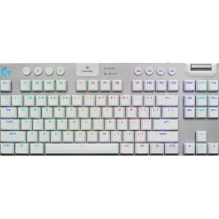 Logitech G Series G915 X LIGHTSPEED TKL Wireless Tactile Gaming Keyboard, White (920-012732)* Keyboards