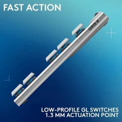 Logitech G Series G915 X LIGHTSPEED TKL Wireless Tactile Gaming Keyboard, White (920-012732)* Keyboards