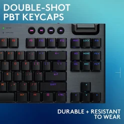 Logitech G Series G915 X LIGHTSPEED TKL Wireless Linear Gaming Keyboard, Black (920-012743)* Keyboards