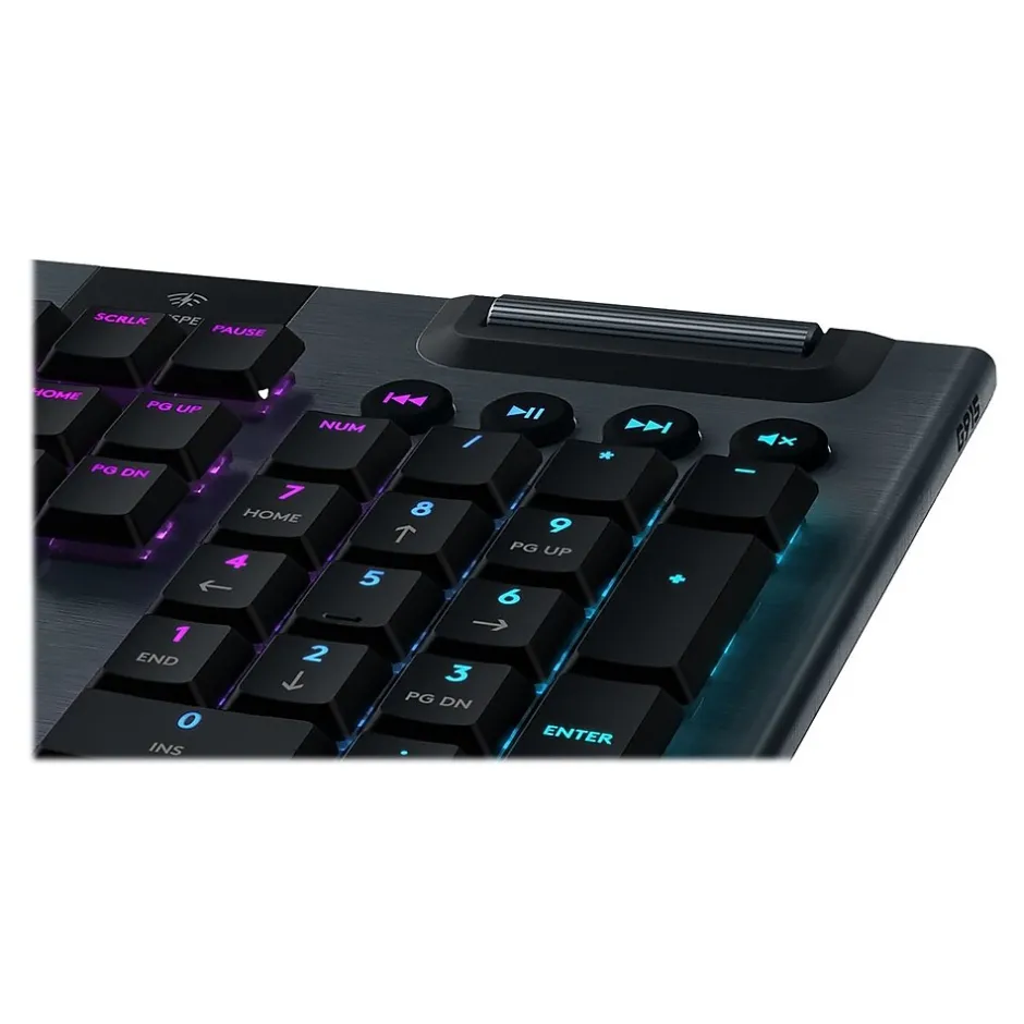Logitech G915 TKL LIGHTSPEED GL Linear Wireless Gaming RGB Mechanical Keyboard, Black (920-009512)* Keyboards