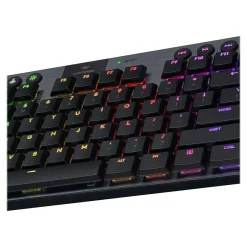 Logitech G915 TKL LIGHTSPEED GL Clicky Wireless Gaming RGB Mechanical Keyboard, Black (920-009529)* Ergonomic Keyboards