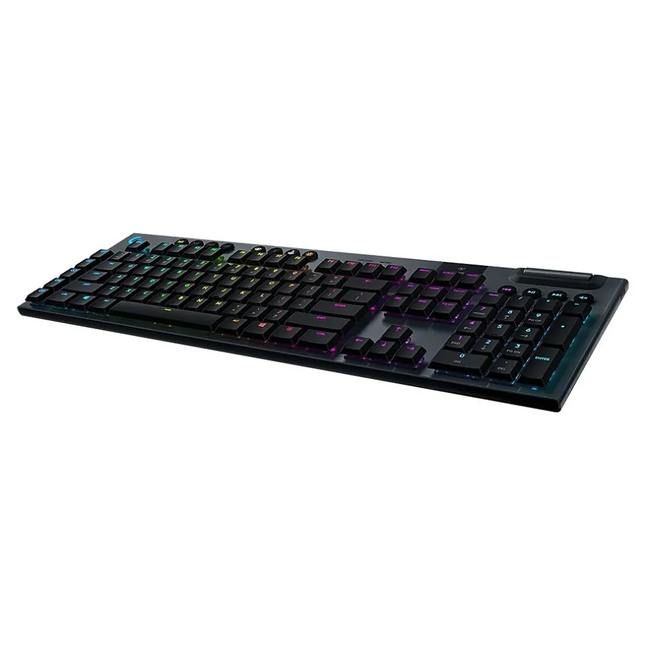 Logitech G915 TKL Tenkeyless LIGHTSPEED Wireless RGB Mechanical Gaming Keyboard, Black (920-009512)* Keyboards