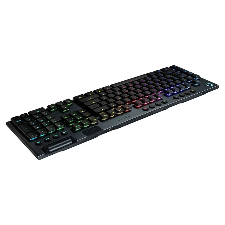 Logitech G915 TKL Tenkeyless LIGHTSPEED Wireless RGB Mechanical Gaming Keyboard, Black (920-009512)* Keyboards