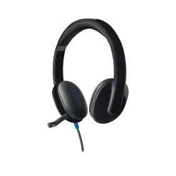 Logitech H540 Computer HD Headset, Over-the-Head, Black (981-000510)* Gaming Headsets