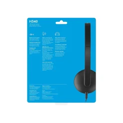 Logitech H340 Computer Headset, Over-the-Head, Black (981-000507)* Gaming Headsets