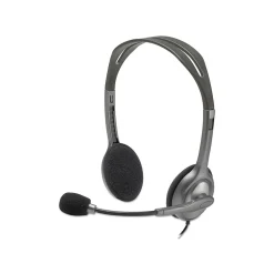 Logitech H111 3.5mm Stereo Computer Headset, On-Ear, Black (981-000612)* Gaming Headsets