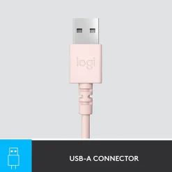 Logitech H390 Noise Canceling Stereo Headset, (981-001280)* Headsets