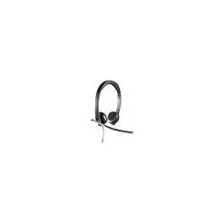 Logitech ® H650e USB Stereo Binaural Headset With Noise Cancelling Microphone* Headsets