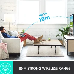 Logitech K400 Plus Wireless Touch Keyboard, Dark Gray (920-007119)* Keyboards