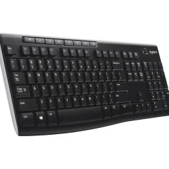 Logitech K270 USB Wireless Keyboard, Black (920-003051)* Ergonomic Keyboards