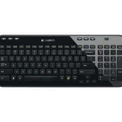 Logitech K360 Wireless Keyboard, Glossy Black (920-004088)* Keyboards