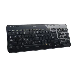 Logitech K360 Wireless Keyboard, Glossy Black (920-004088)* Keyboards