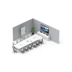 Logitech Large Google Meet Rooms with Tap + Rally Plus + Meet Compute* Webcams