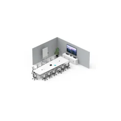 Logitech Large Microsoft Teams Rooms on Windows with Tap + Rally Plus + Lenovo ThinkSmart Core* Webcams