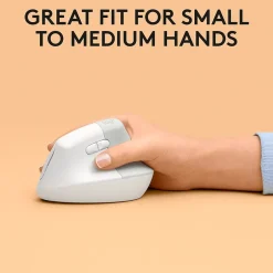 Logitech Lift Vertical Ergonomic Wireless Optical Mouse for Mac, (910-006471)* Ergonomic Mice