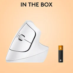 Logitech Lift Vertical Ergonomic Wireless Optical Mouse for Mac, (910-006471)* Ergonomic Mice