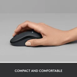 Logitech M220 Silent Wireless Ambidextrous Optical Mouse, Graphite (910-006127)* Ergonomic Mice