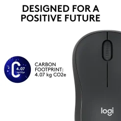 Logitech M220 Silent Wireless Ambidextrous Optical Mouse, Graphite (910-006127)* Ergonomic Mice