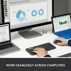 Logitech M720 TRIATHLON Wireless Ergonomic Optical Bluetooth & USB Mouse, Black (910-004790)* Ergonomic Mice