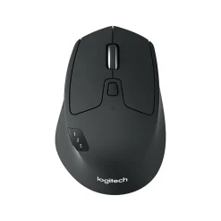 Logitech M720 TRIATHLON Wireless Ergonomic Optical Bluetooth & USB Mouse, Black (910-004790)* Ergonomic Mice