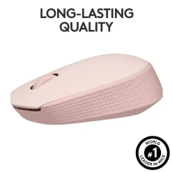 Logitech M170 Wireless Ambidextrous Optical Mouse, Rose (910-006862)* Mice
