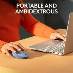 Logitech M170 Wireless Ambidextrous Optical Mouse, Blue/Gray (910-006863)* Mice