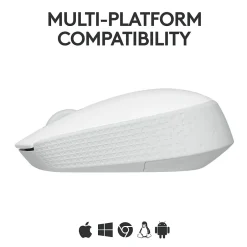Logitech M170 Wireless Ambidextrous Optical Mouse, Off-White (910-006864)* Mice