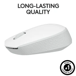 Logitech M170 Wireless Ambidextrous Optical Mouse, Off-White (910-006864)* Mice