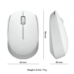 Logitech M170 Wireless Ambidextrous Optical Mouse, Off-White (910-006864)* Mice