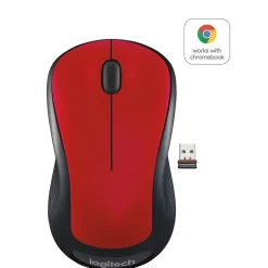 Logitech M310 Wireless Ambidextrous Optical Mouse, Flame Red Gloss (910-002486)* Mice
