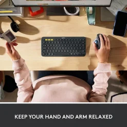 Logitech M575 Wireless Ergonomic Trackball Bluetooth & USB Mouse, (910-005869)* Ergonomic Mice