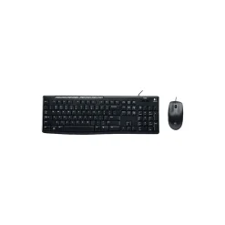 Logitech Media Combo MK200 Ergonomic Keyboard and Mouse, Black (920-002714)* Ergonomic Keyboard & Mouse Sets