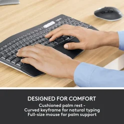 Logitech MK850 Performance Wireless Keyboard and Mouse Combo, Black (920-008219)* Ergonomic Keyboard & Mouse Sets