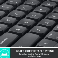 Logitech MK850 Performance Wireless Keyboard and Mouse Combo, Black (920-008219)* Ergonomic Keyboard & Mouse Sets
