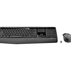 Logitech MK345 Wireless Keyboard & Mouse, Black (920-006481)* Ergonomic Keyboard & Mouse Sets