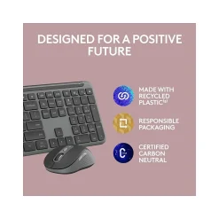Logitech MK955 Wireless Keyboard and Optical Mouse Combo, Black (920-012425)* Ergonomic Keyboard & Mouse Sets