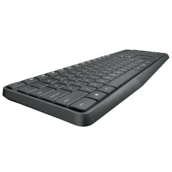 Logitech MK235 Wireless Keyboard and Optical Mouse Combo, Black (920-007897)* Ergonomic Keyboard & Mouse Sets