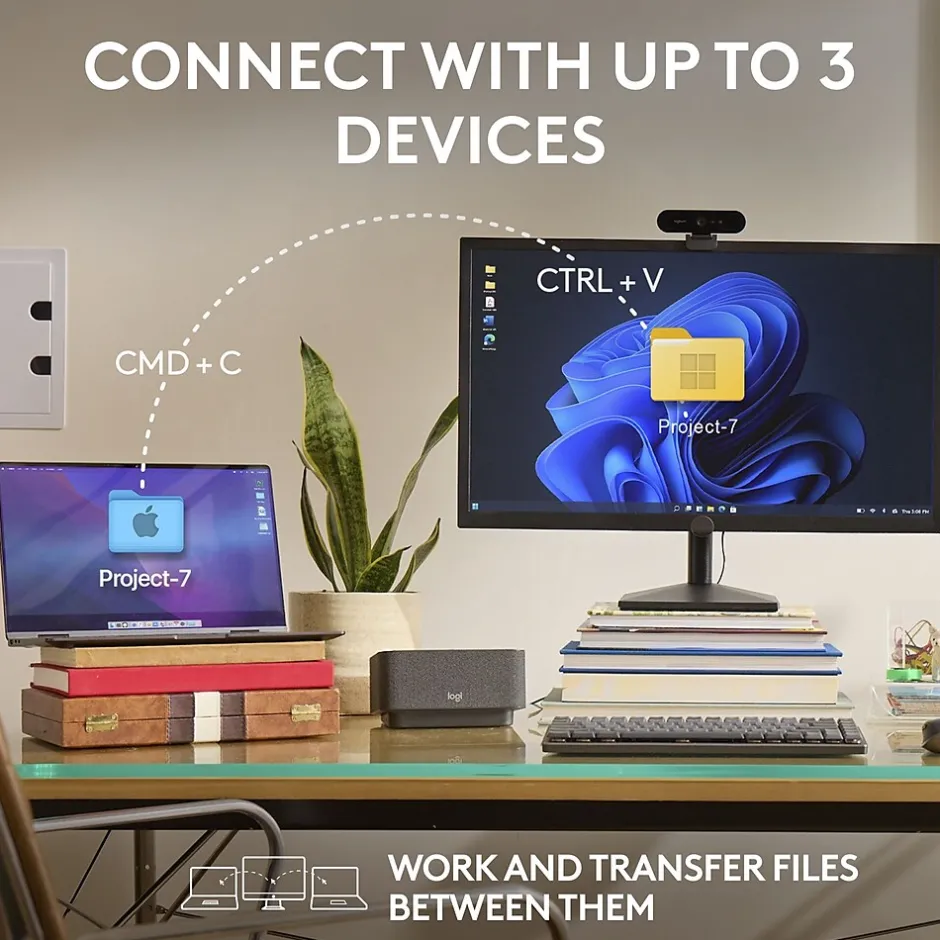 Logitech MX Anywhere 3S Wireless Optical Mouse, Pale Gray (910-006926)* Mice