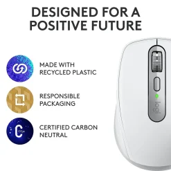 Logitech MX Anywhere 3S Wireless Optical Mouse, Pale Gray (910-006926)* Mice