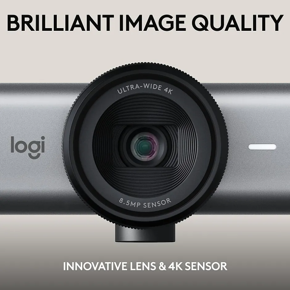 Logitech MX BRIO 705 4K Webcam, 8.5 Megapixel (960-001529)* Webcams