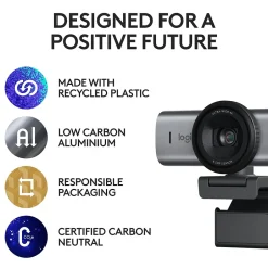 Logitech MX BRIO 705 4K Webcam, 8.5 Megapixel (960-001529)* Webcams