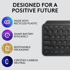 Logitech MX Keys Mini Wireless Ergonomic Keyboard, Black (920-010475)* Ergonomic Keyboards