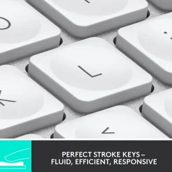 Logitech MX Keys Mini Wireless Ergonomic Keyboard, Pale Gray (920-010473)* Keyboards