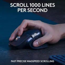 Logitech MX Keys S Wireless Ergonomic Keyboard and Optical Mouse Combo, Black (920-012274)* Ergonomic Keyboard & Mouse Sets